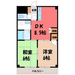 東口ハイツの物件間取画像